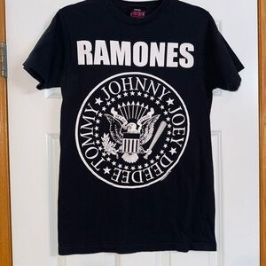 Ramones Black Graphic Tee